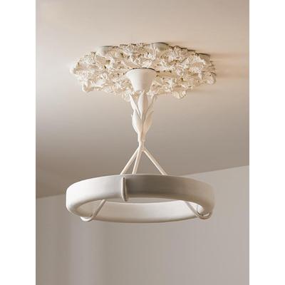 设计师复古别墅卧室餐厅奶油灯法式Athena Calderone石膏客厅吊灯