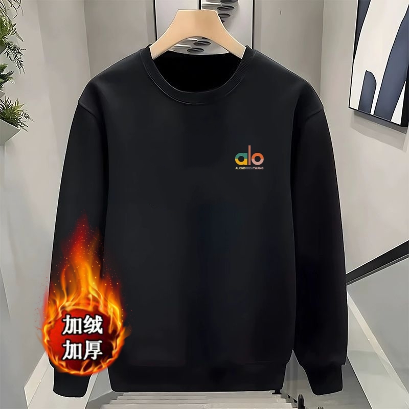 卫衣男女秋冬潮牌美式字母印花无帽套头圆领宽松百搭休闲男装上衣