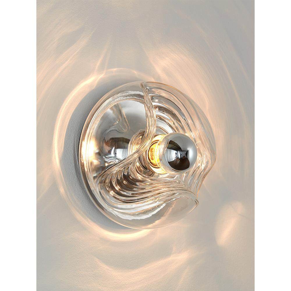 德国vintage中古1970s波浪纹壁灯餐厅氛围灯玄关包豪斯玻璃吸顶灯,家装灯饰光源,壁灯,淘宝优惠券,粉丝福利购,淘宝优惠卷