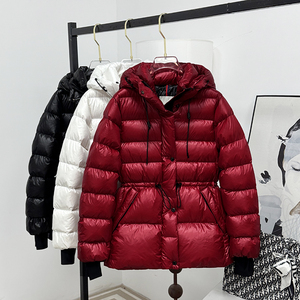 2025冬季新款羽绒服女短款加厚韩版收腰亮面免洗小个子面包服外套