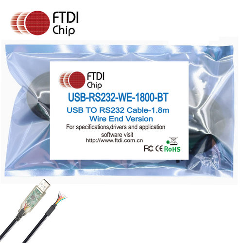 FTDI CHIP USB-RS232-WE-1800-BT +5.0V OUTPUT VOLTAGE电缆
