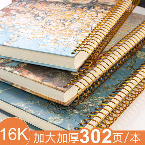 大号加厚金属线圈本笔记本子