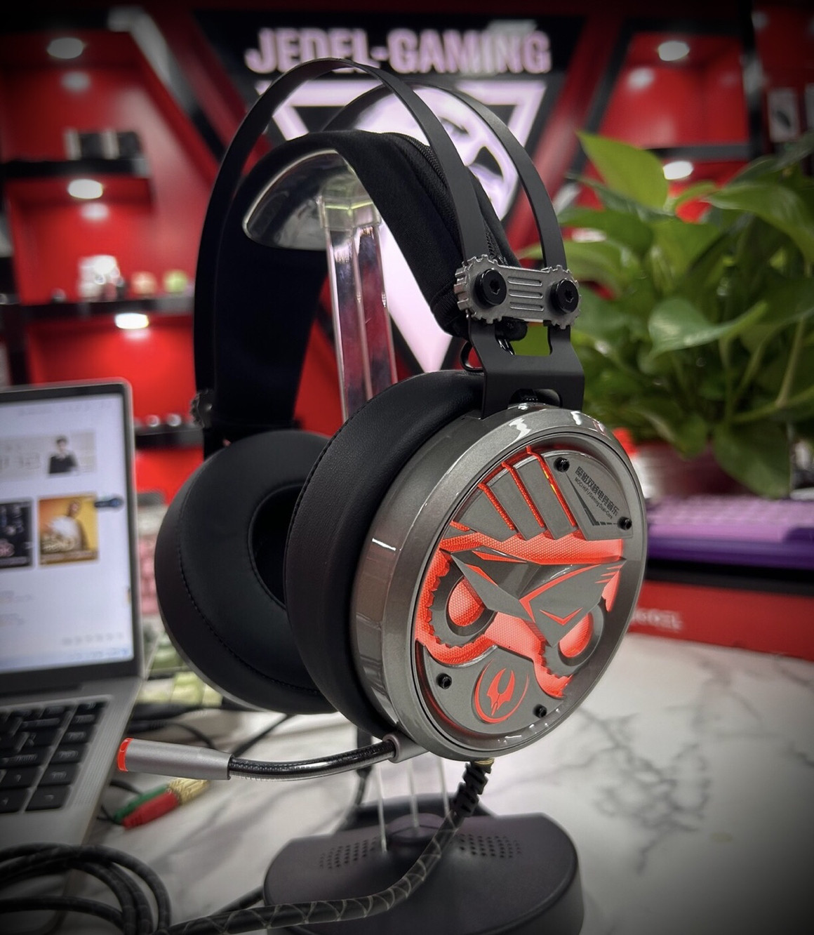 双飞燕魔磁M630n游戏耳机HIFI高端音乐电竞双核头戴式有线耳机