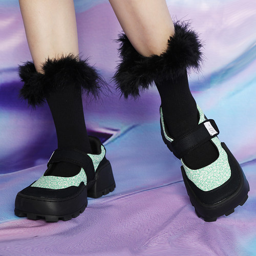 日系毛毛袜子素材模板 日系毛毛袜子图片下载 小麦优选