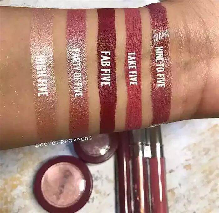 goods in stock Colourpop Limit Five Eye shadow Highlight Labial glaze Party of Five High FiveTakein the Makeup/Perfume/Beauty tools , Eyeshadow  category - from Buy2taobao.com to provide professional Taobao agent buy service