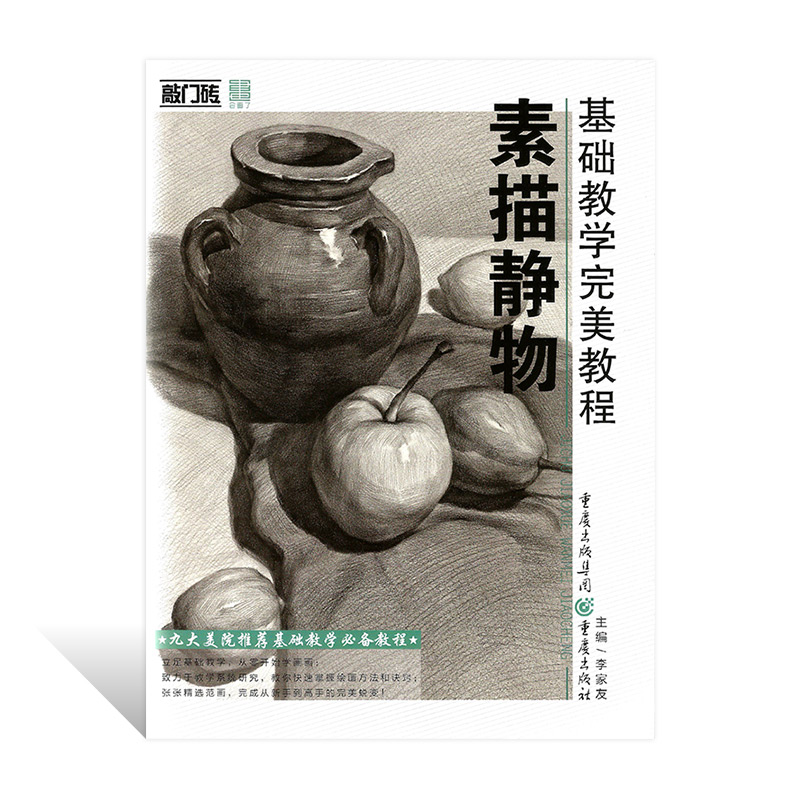 敲门砖 素描静物 基础教学完美教程 立足基础教学 重庆出版社