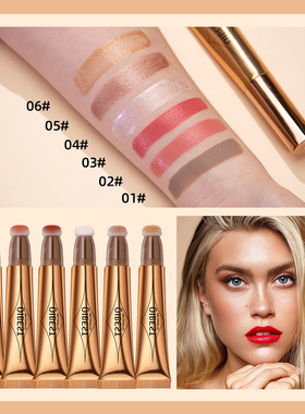 Multi-functional makeup pen blush highlighter retouching pen