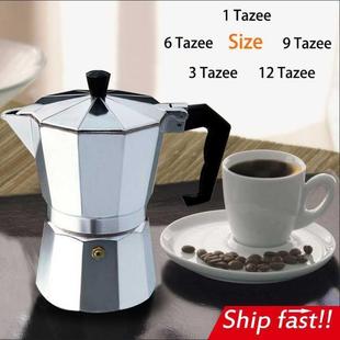 Coffee Maker machine aluminum mocha pot 摩卡咖啡壶八角铝壶