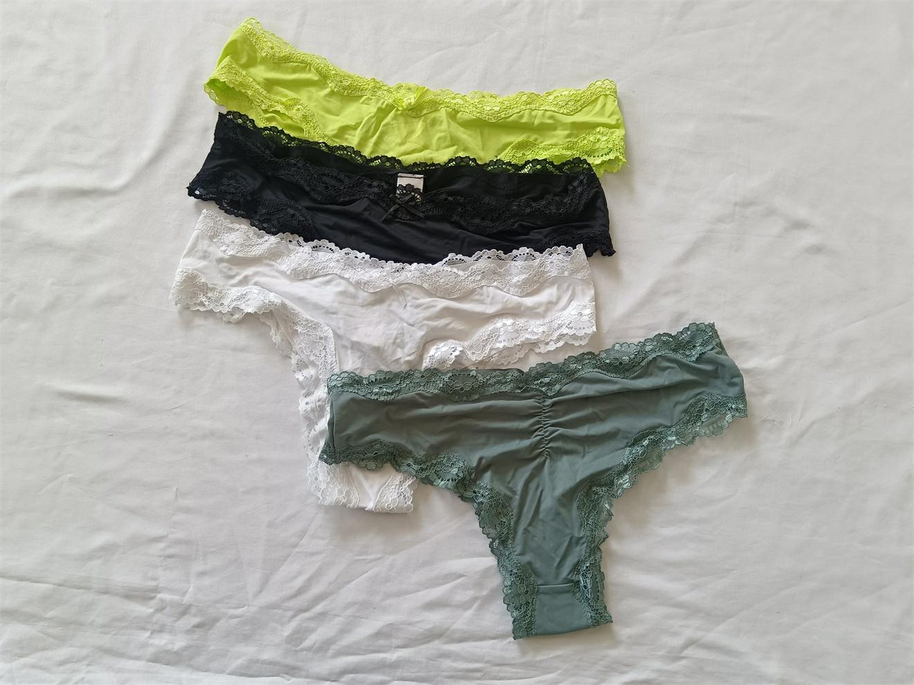 中低腰女式性感半包臀三角内裤