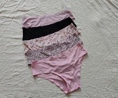 D13 头 裤 08女式 外单无痕冰丝弹力舒适出口欧美三角中低腰包臀内裤