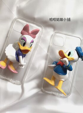 美图三星卡通风自制唐老鸭手机壳