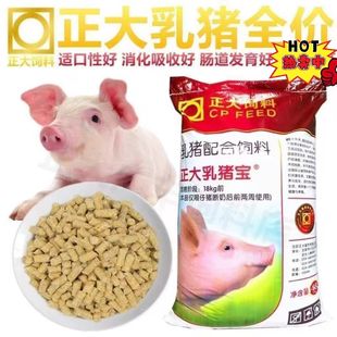 正大乳猪全价配合饲料30~70天小猪开口料代乳宝仔猪断奶颗粒包邮