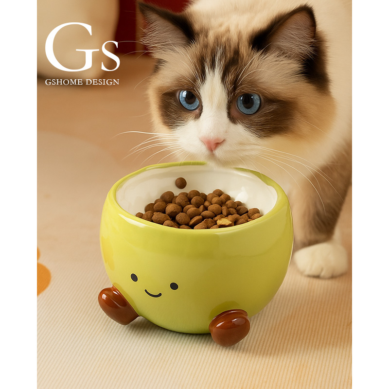 【热销爆款】高颜值喂猫碗喝水碗