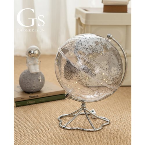 【热销N0.1】地球仪摆件送灯带