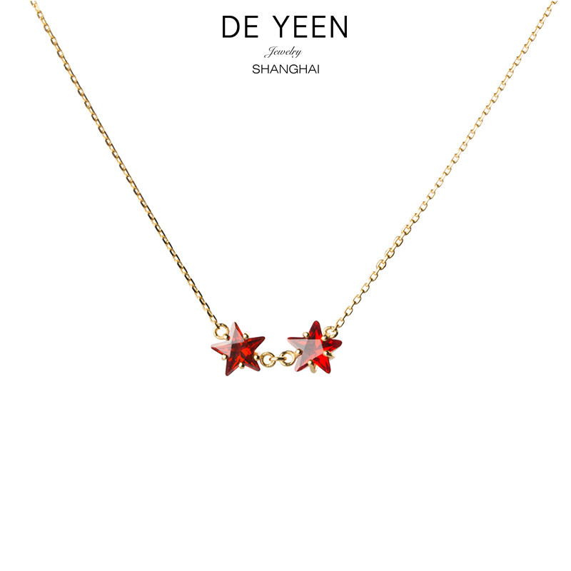 DEYEEN Lucky Star幸运星五角星项链锁骨链女颈链潮时尚大气得音在类目 饰品/流行首饰/时尚饰品新, 项链中 - 来自Buy2taobao.com提供专业的淘宝代购服务
