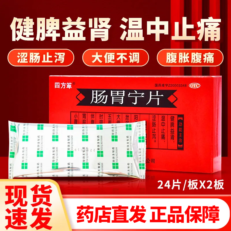 【四方箄】肠胃宁片300mg*48片/盒