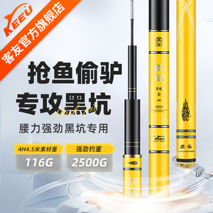 【双11】擒龙黑坑三代4h黑坑专用鱼竿黑坑偷驴短节鱼竿超轻