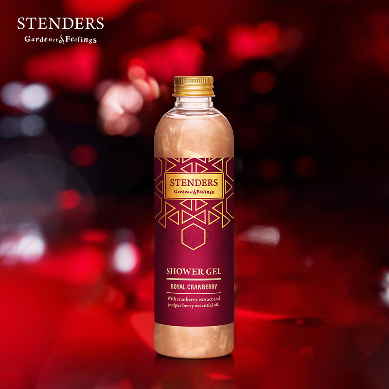 stenders施丹兰皇家蔓越莓沐浴啫喱250ml水润保湿沐浴露男女新品