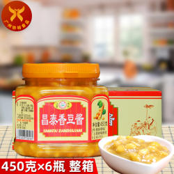 昌泰 香豆酱450g*6瓶 整箱 潮汕风味普宁豆酱焖鱼炒菜炒麻叶点蘸