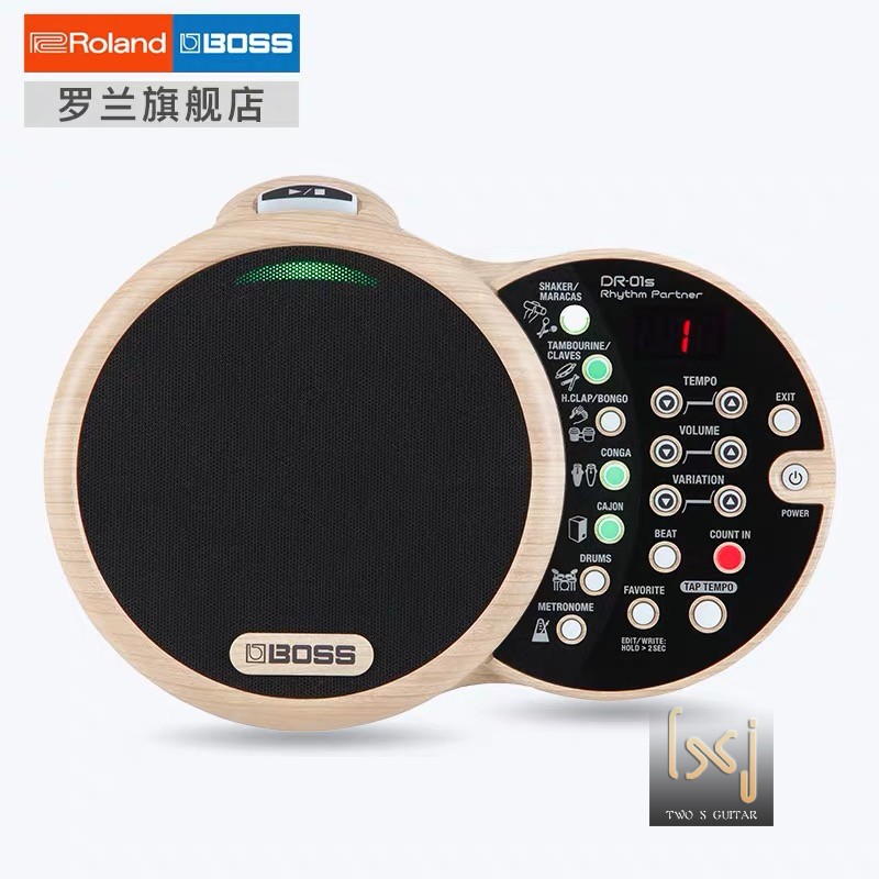 Roland罗兰 BOSS DR-01S 吉他伴侣鼓机节奏器弹唱自动伴奏器