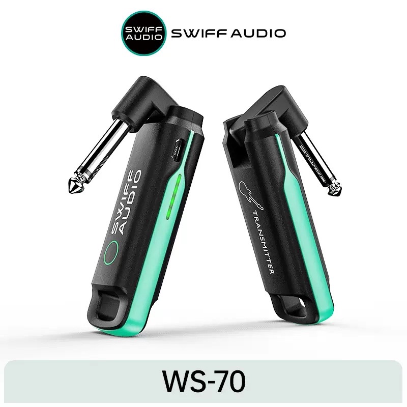 SWIFF AUDIO瑞孚WS70plus+电吉他无线发射接收器电吹管蓝牙连接线