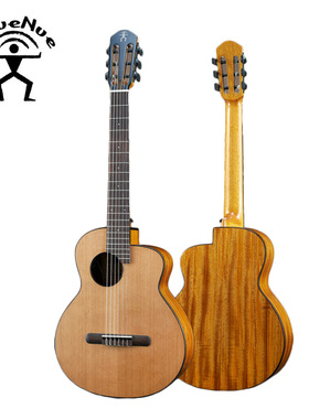 彩虹人 aNN MN14 EF 古典吉他 36寸鸟吉他 单板电箱旅行吉他
