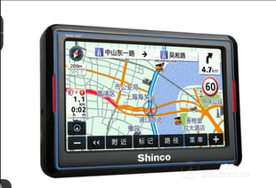 新科 GPS汽车导航 Shinco E307 音乐视频 正品 4.7屏