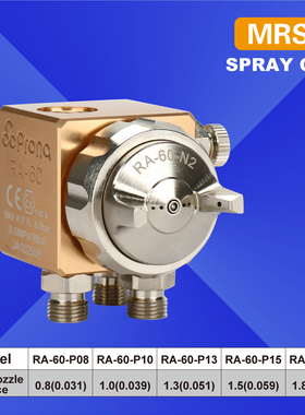 台湾宝丽 RA-60 RA-80 RAL-60 RAL-80 RA-C1 RA-C2自动喷枪A110