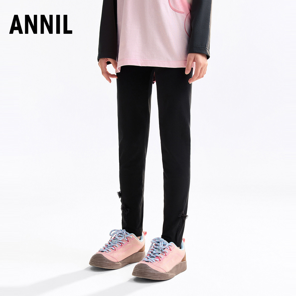 安奈儿童装女童针织打底裤 2025秋季新款中大童女孩 弹力打底长裤,童装/婴儿装/亲子装,打底裤,淘宝优惠券,粉丝福利购,淘宝优惠卷