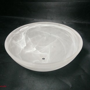 云彩磨砂玻璃圆形英国帽欧式 吸顶灯饰20CM吊灯罩外壳灯具配件