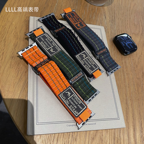 适用iWatchS11编织回环表带