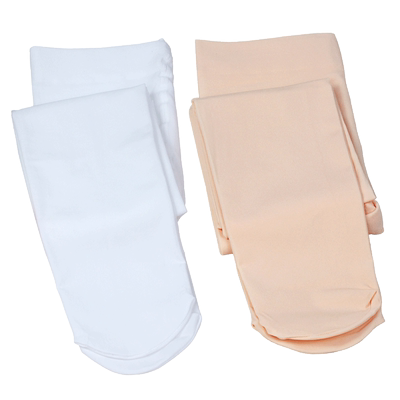 儿童连裤袜打底裤白色练功舞蹈袜