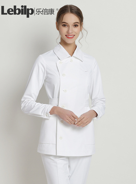 乐倍康护士服女款长短袖分体装白色美容院口腔妇幼医护人员工作服