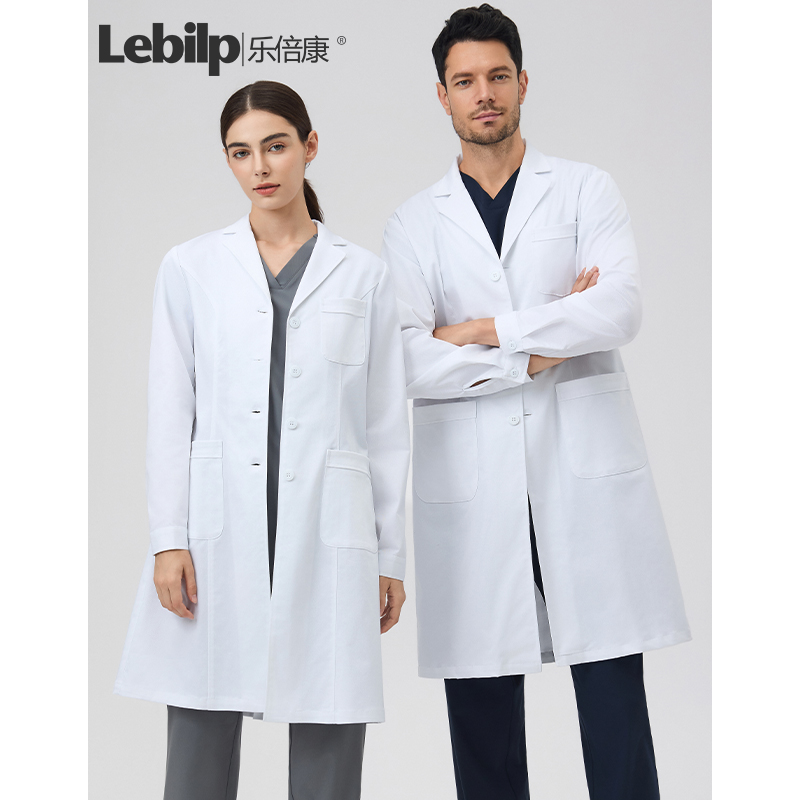 乐倍康白大褂医学生实验服工作服