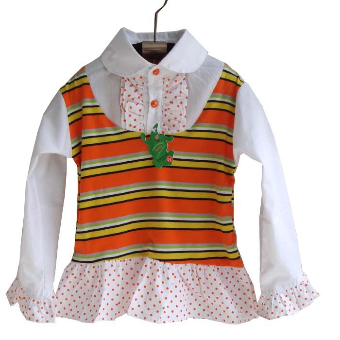 Chemise fille à manche longue - Ref 2086512 Image 3