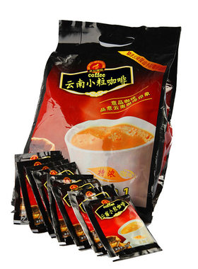 小粒咖啡云南意品特浓100袋装咖啡提神夏季解困三合一速溶 G7口味