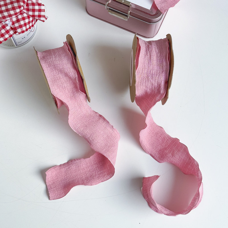 2025节日粉色丝带烘焙蛋糕曲奇饼干包装盒装饰甜品点心礼物材料