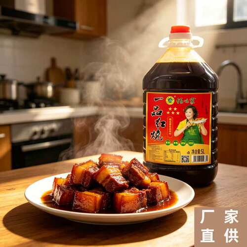 佰味一品5升量贩饭店红烧酱油