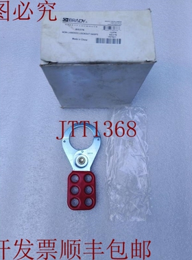 原装供应BRADY NON-LABEKED LOCKOUT HASPS 65376 批量 6 盒12 件