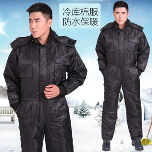 冷库棉衣工作服连体棉服分体冷库专用男女款保暖棉服劳保棉衣加厚