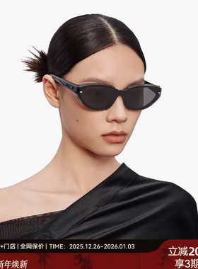 木九十时尚猫眼墨镜女2025新款太阳镜女防紫外线MJ12SM1524