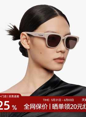 木九十时尚大方框修颜墨镜高级潮流偏光太阳镜男女款MJ12SM1581