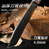 阳江兴刃手工锻打菜刀多用刀砍骨刀户外露营开路砍柴刀家用斩切刀
