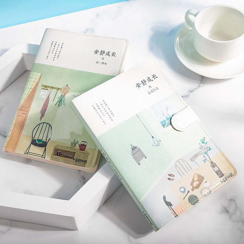 手账本方格内页绘画日记本大学生笔记本手帐本复古文艺青年本子
