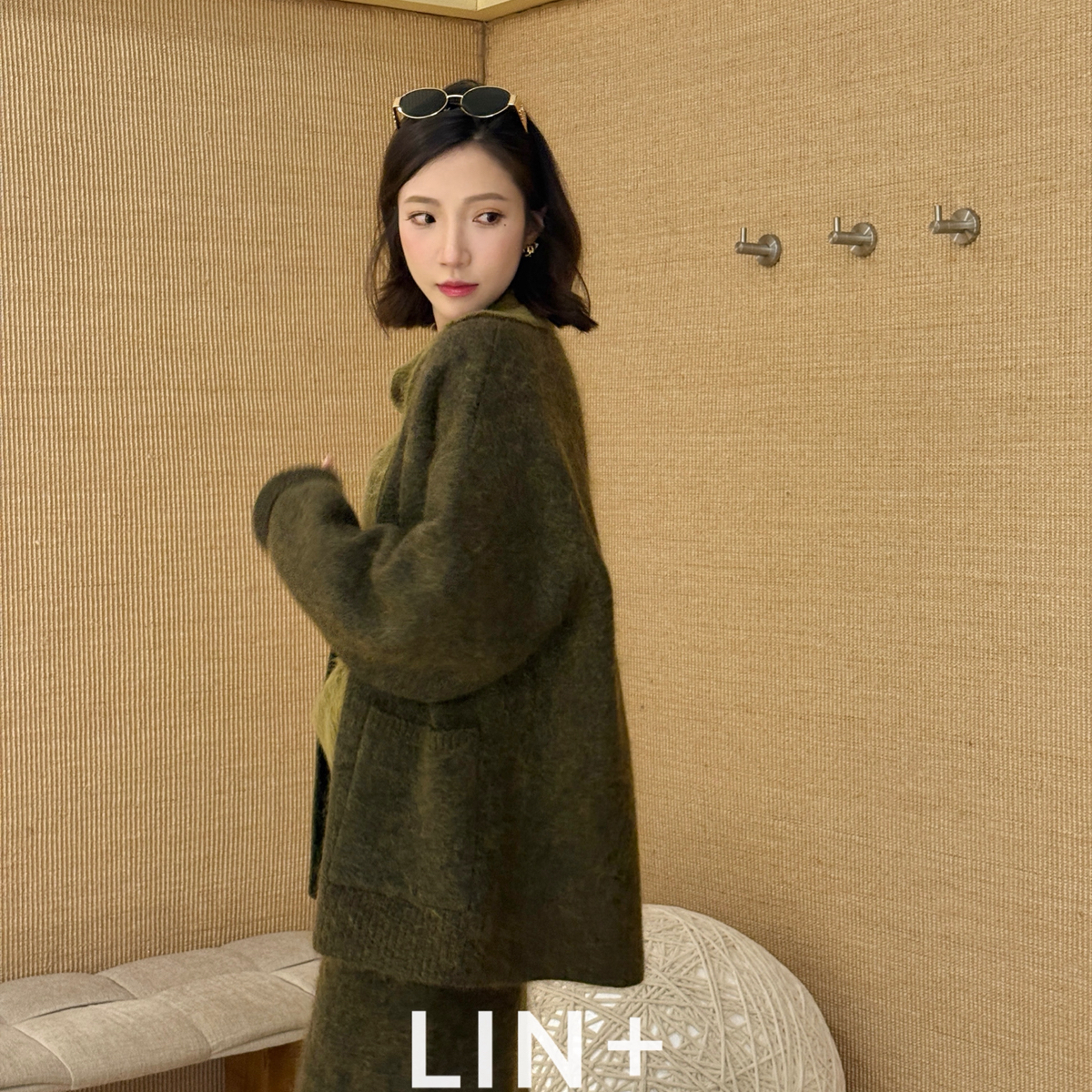 【YUXI严选】冬上新加厚马海毛拉绒宽松慵懒气质软糯云朵保暖毛衣