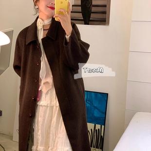 清仓 659 元！【YUXI严选】质感超好高级大牌感羊毛大衣外套