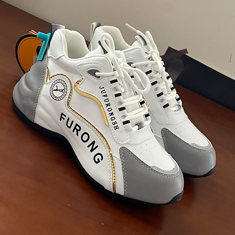 训练鞋真皮透气健身鞋男女回弹舒适减震厚底增高休闲运动鞋跑步鞋