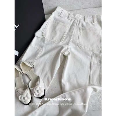 KnowKnow Closet. | 只做对版 JENNIE同款小香风白色牛仔裤长裤
