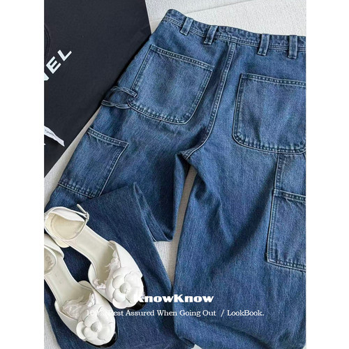 KnowKnow Closet.  | 只做对版 JENNIE同款小香风双C牛仔裤长裤女
