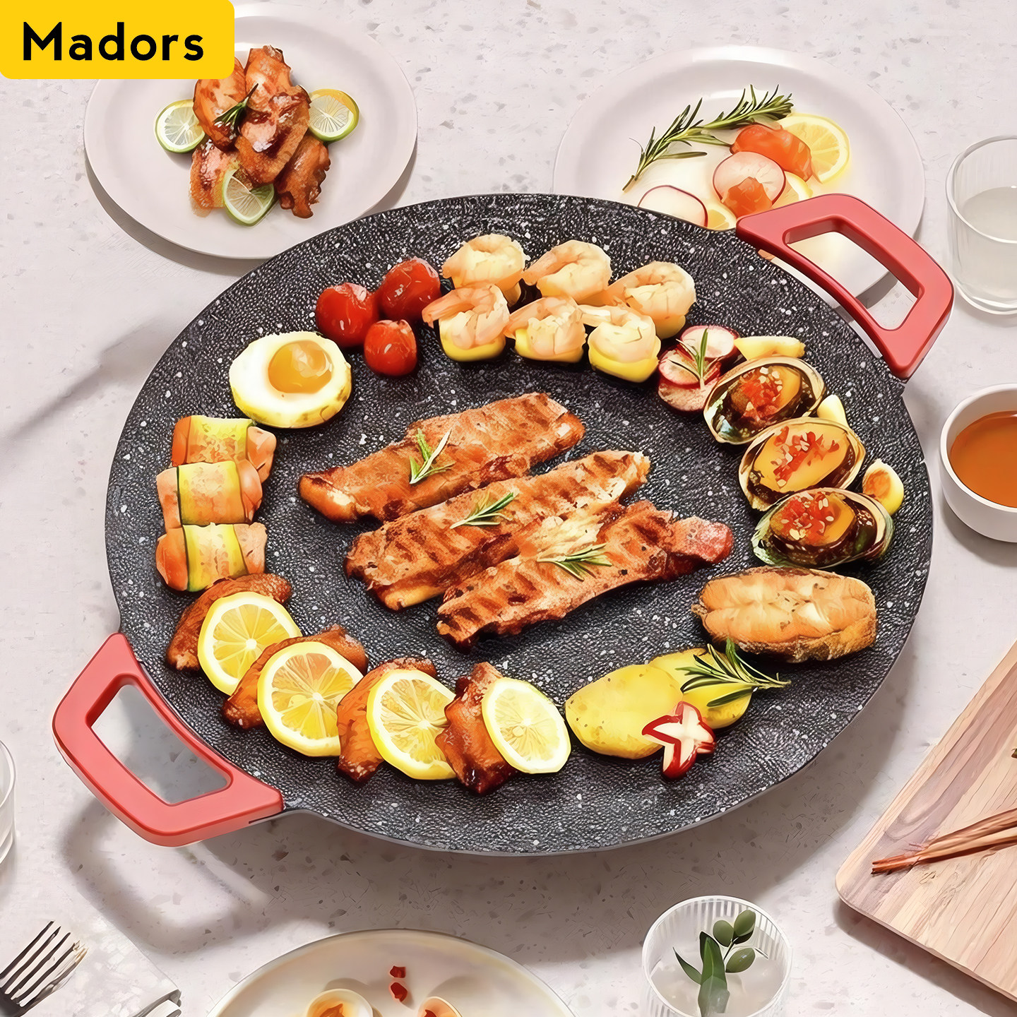 电烤盘家用烤肉盘烤鱼一体锅韩式多功能烤锅烧烤架煎肉烧烤盘,厨房/烹饪用具,烧烤盘,淘宝优惠券,粉丝福利购,淘宝优惠卷